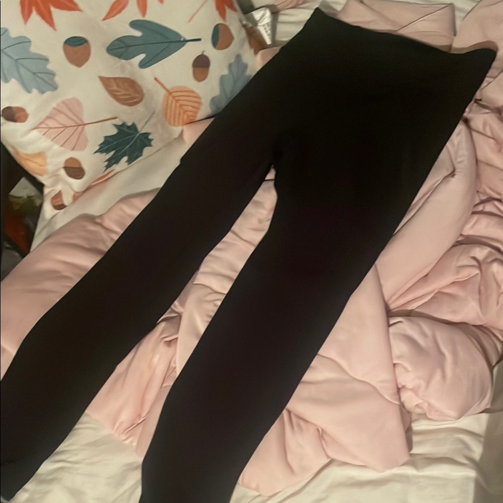 Black High-Waisted Leggings